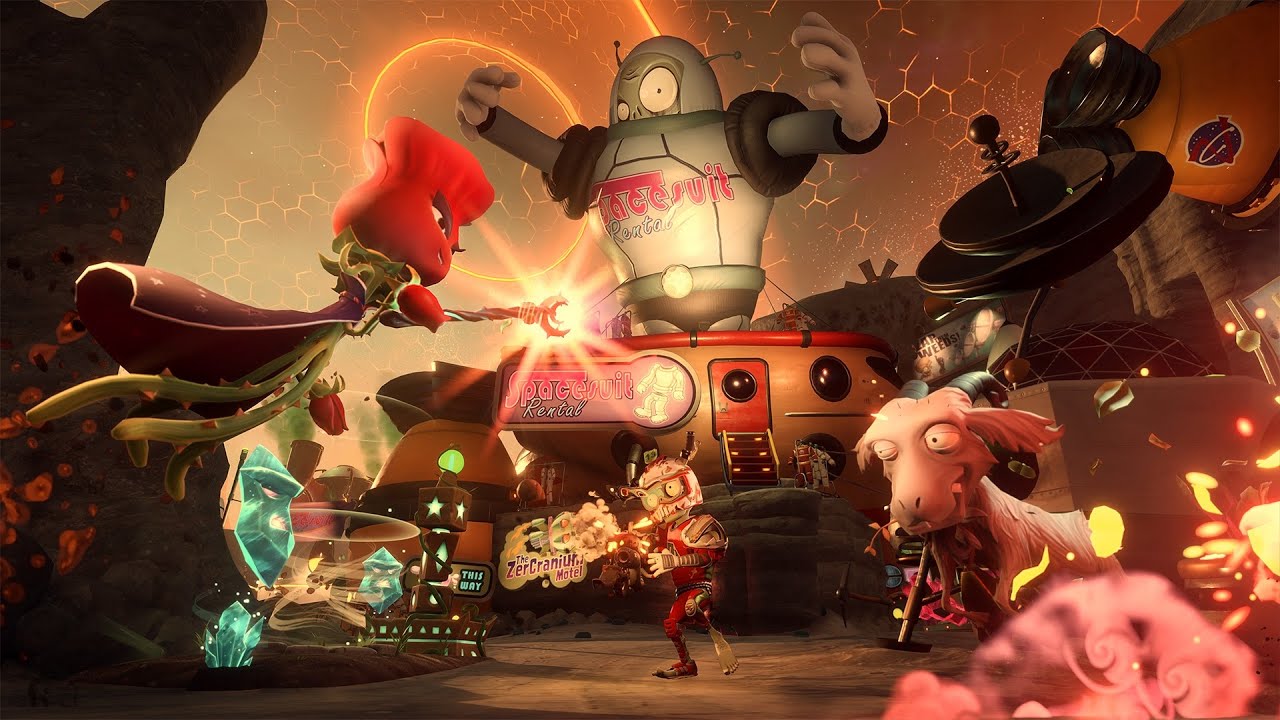 Plants vs Zombies Garden Warfare 2 game play 3 - YouTube
