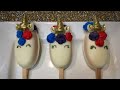 Cómo Hacer Cake Pops De Unicornio /CAKESICLES🦄 /Paletas De Pastel cubiertas de chocolate