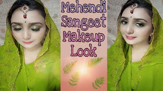 Mehendi Makeup Look | Mehndi Makeup With Green Dress | Priya Malini