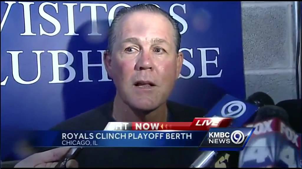 Manager Ned Yost reacts to Kansas City Royals win - YouTube