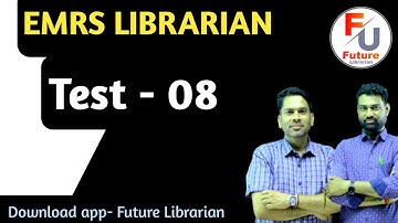 EMRS Lib. TEST - 8 || Librarian Old Papers || Library Science Question-Answer || #future_librarian