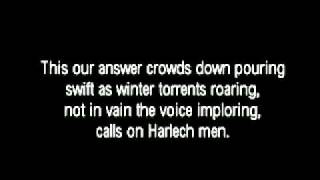 Video thumbnail of "Men of Harlech"