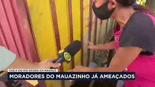 Nível Do Rio Já Ameaça Moradores Do Mauazinho, Zona Sul De Manaus