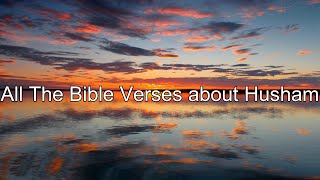 What does the Bible Say About Husham - All the Bible Verses About Husham