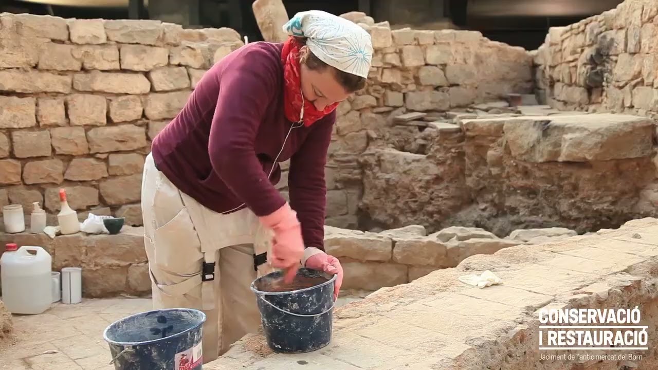 Conservació i restauració del jaciment de l'antic mercat del Born Barcelona