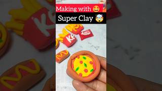 Mini Clay Pizza 🥰| Viral Mini Crafts 🤩| Clay Mini Crafts 🔥| cute Mini Crafts 🤯#minicraft #claycraft