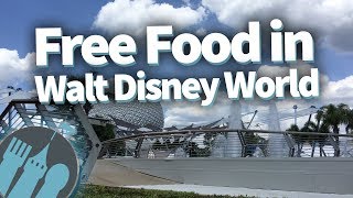 Where to Get Free Food in Walt Disney World!