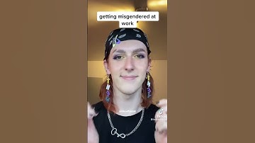 Getting misgendered at work with pronoun earrings