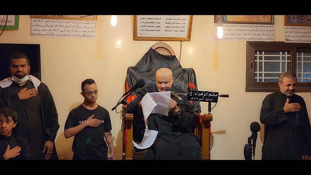 قصيدة بموتة المختار الرادود عبدالحميد الدهنين.