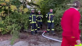 NewsSpot: Feuerwehr Lauchhammer: Einsatz am ehem. Rechenzentrum