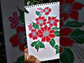 flower brush painting fabric sample#art #artoftheday #trendingshorts #explorepage #artist #artwork