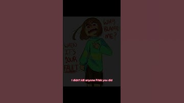Poor Chara #undertale #edit #charaundertale #chara #frisk