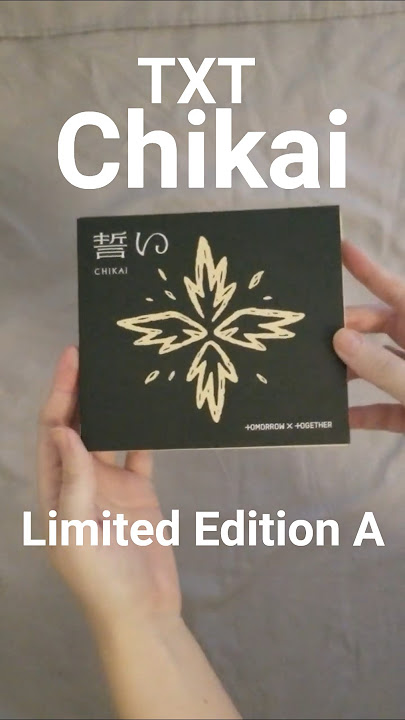 TXT CHIKAI Limited Edition A #shorts #txtunboxing #txtalbum