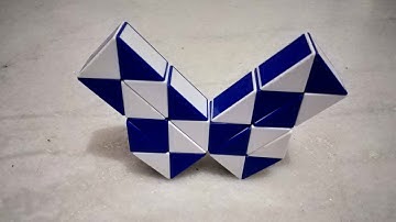 How to Make Butterfly Pattern on Snake Cube