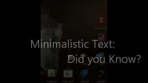 Minimalistic Text: Did you Know? 3 - Override Text Styles