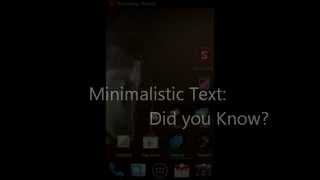 Minimalistic Text: Did you Know? 3 - Override Text Styles