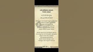 Lirik Miftahul jannah viral