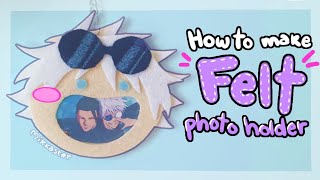 DIY Felt Photo Holder That Looks Cute and Actually Works 🧵