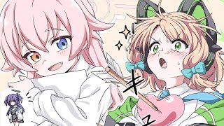 blue Archive Comic Dub Midori Has A Crush On Hoshino