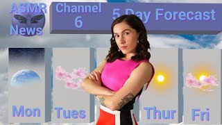 Weather Girl Gives You a 5 Day Forecast ☔🌞🌦| ASMR Soft Spoken screenshot 3