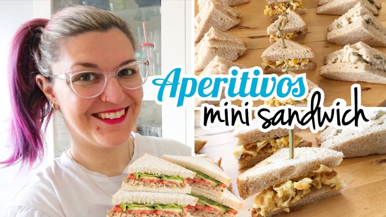 APERITIVOS FÁCILES Y RÁPIDOS | Mini Sandwiches - YouTube