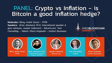 Paris Blockchain Summit III - Crypto vs Inflation - is Bitcoin a good inflation hedge?