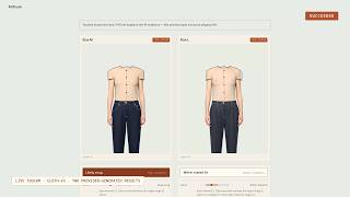 FitTruth: Live YouCam Apparel VTO + Evidence-Based Fit | Demo