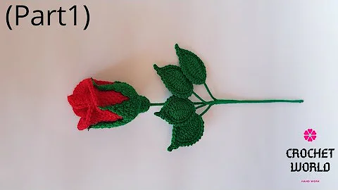 Easy Crochet Amigurumi Rose Flower Petals Tutorial