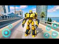 Car Jet Transformation Robot Fight Game | Flying Police Robot Game 2020 - Android Gameplay
