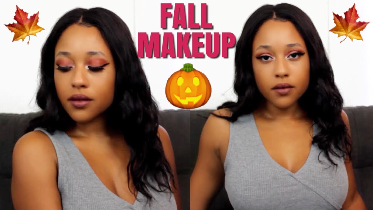 QUICK AND EASY FALL MAKEUP TUTORIAL - YouTube