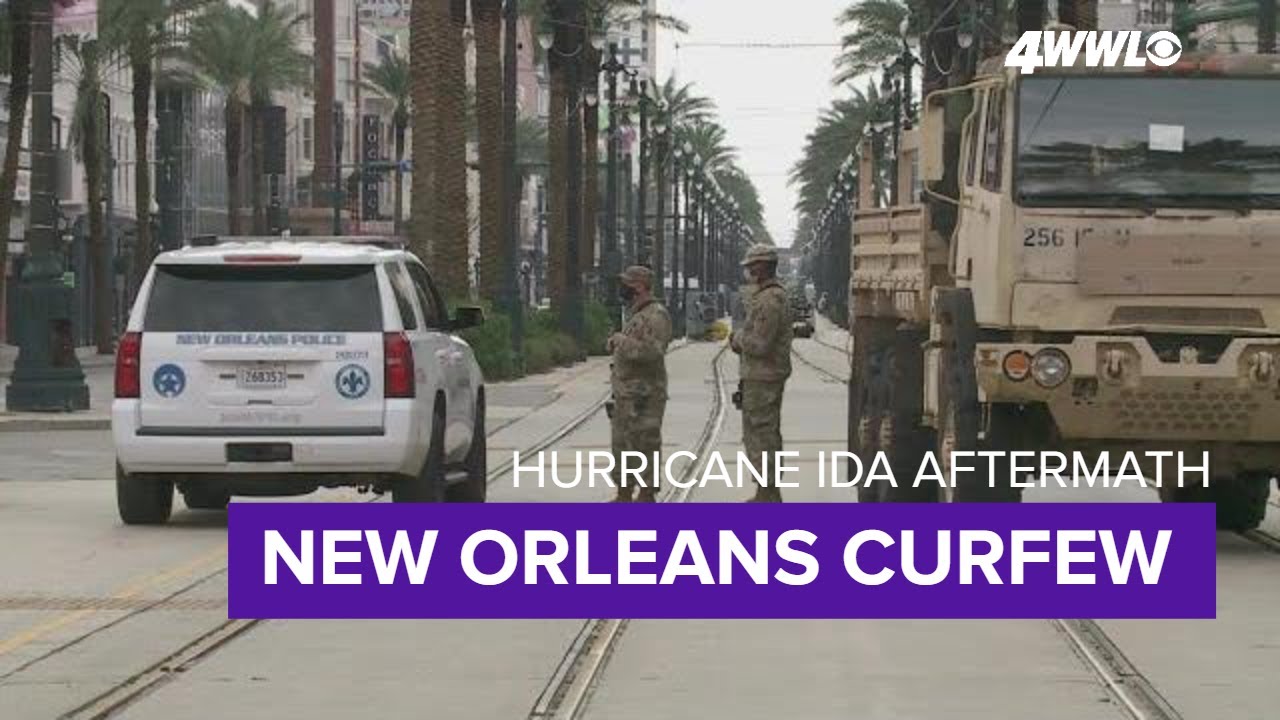 New Orleans curfew now in effect YouTube