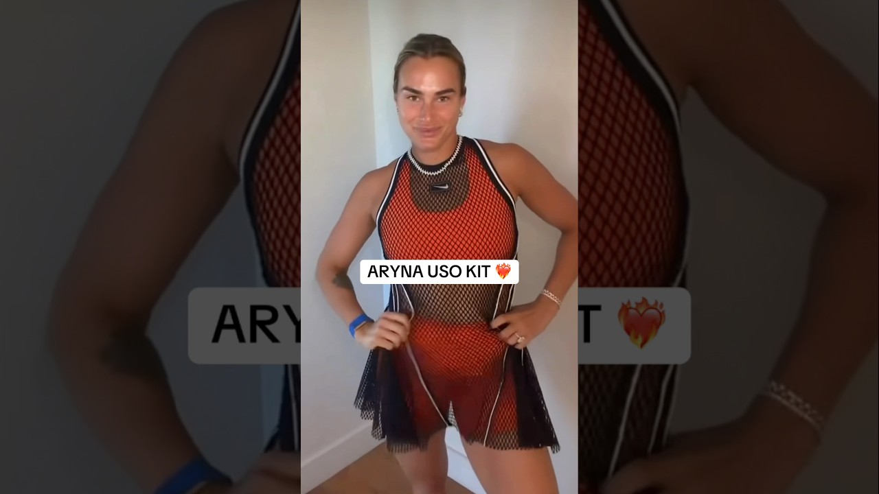 she is the moment ✨ (via @ArynaSabalenka /IG) #sabalenka #usopen #tennisfashion