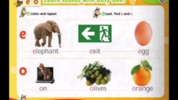 unit 6 lesson 2 learn sounds with Busy Bee