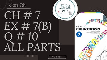 new countdown third edition class 7 chapter 7 exercise 7b question 10