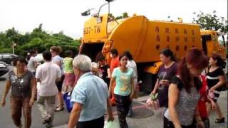 Truk Sampah Musikal di Taiwan