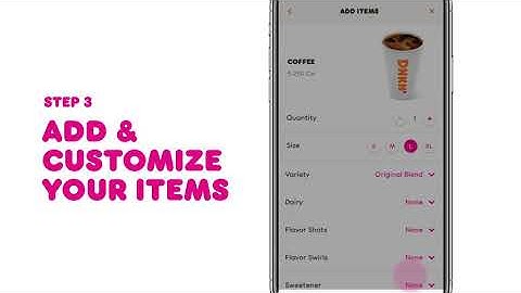 How to Mobile Order on the Dunkin