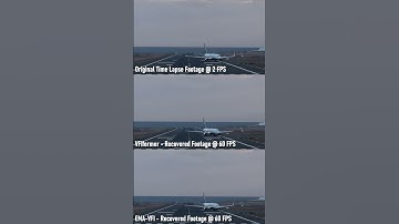 AI VFI Comparison - Time Lapse Video Recovery: VFIformer vs EMA VFI | Landing Planes