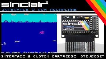Sinclair Spectrum 48k Interface 2 Rom Cartridge AQUAPLANE
