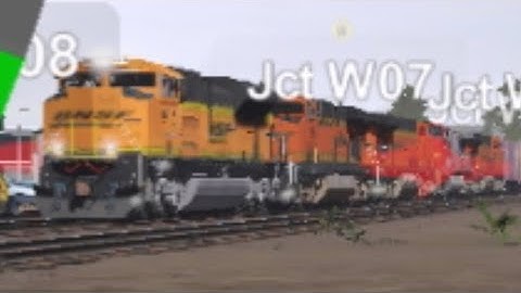 Trainz Simulator 3 Railfanning BNSF Leads Manifest in Kick Starter County 2