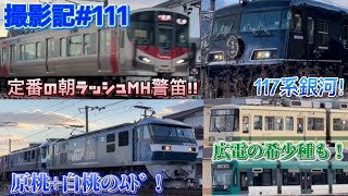 撮影記 part111 朝ラッシュの遅れ貨物!MH&警笛!〜銀河やEF210ムドも〜