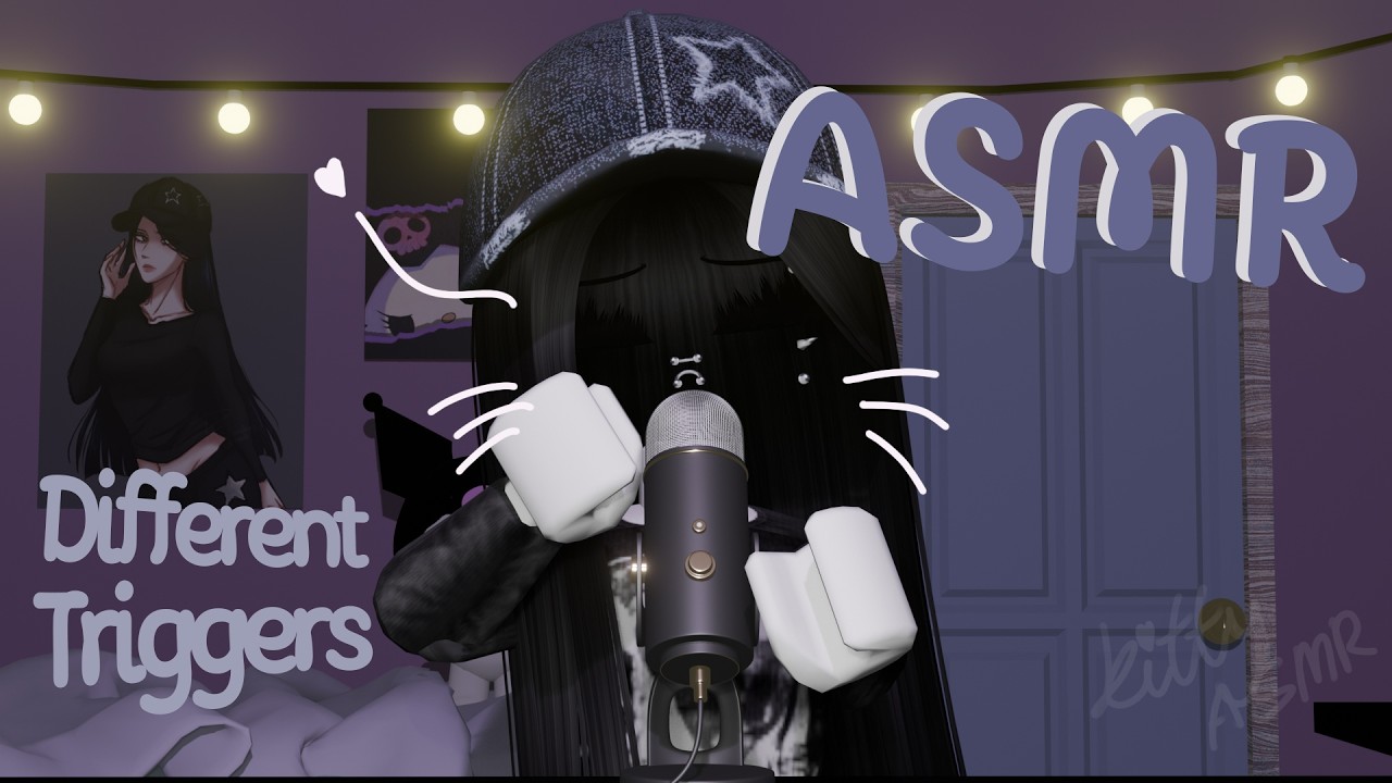 MY FIRST ASMR VIDEO (different triggers) #asmr