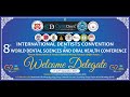 8th world dental and facial aesthetics conference and  international dentists convention day 1