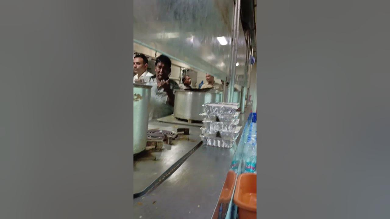 Food making in train pantry car. train pantrymeals YouTube