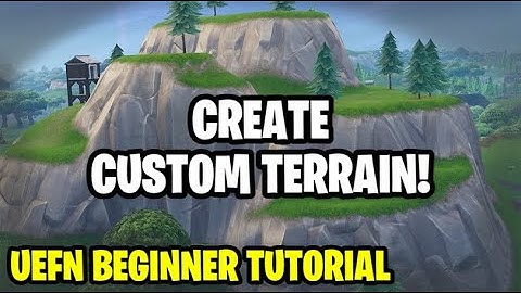 How to Make *CUSTOM TERRAIN* In UEFN! (Beginner Tutorial) (Fortnite Creative 2.0) (Terrain Tutorial)