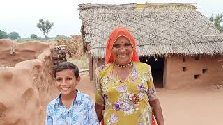 Real Traditional desert farmer life Rajasthan