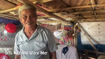 Căn chòi rách nát là nơi ở ông lão cô đơn