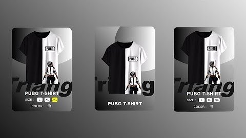 Glassmorphism Product Card UI Design using HTML and CSS easily | Webdesign