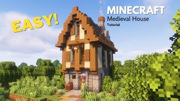 Minecraft: How to build a simple Medieval House | Minecraft Tutorial
