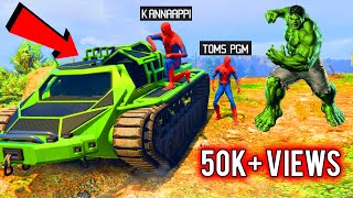 GTA 5 RP :  Spiderman Stealing HULK'S Rarest Cars