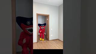 Huggy Wuggy Crashed Into Kawais Rubber Door